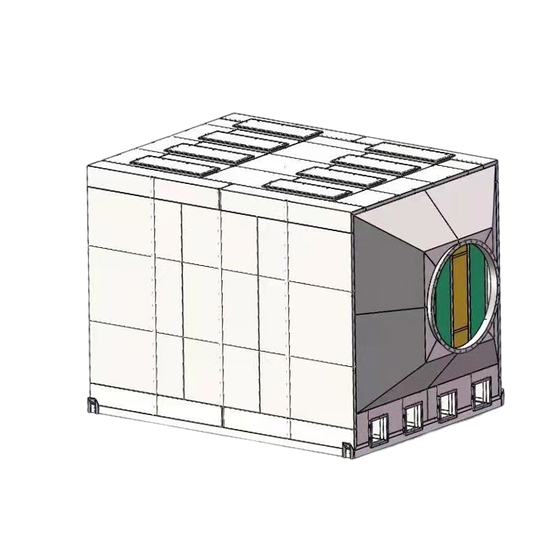 トップローディング・サイドアンロード構造 304ステンレス製活性炭吸着ボックス