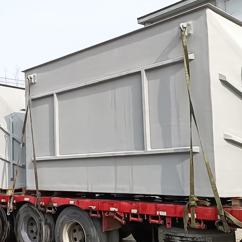 FRP製横型スクラバータワー