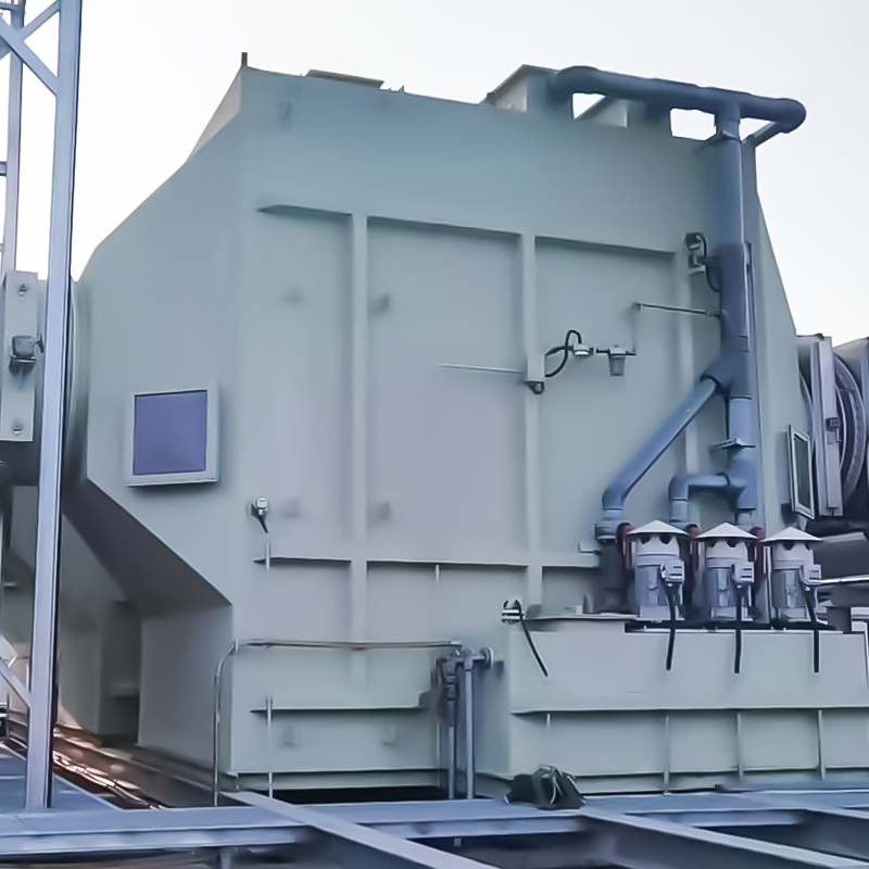 FRP製横型スクラバータワー