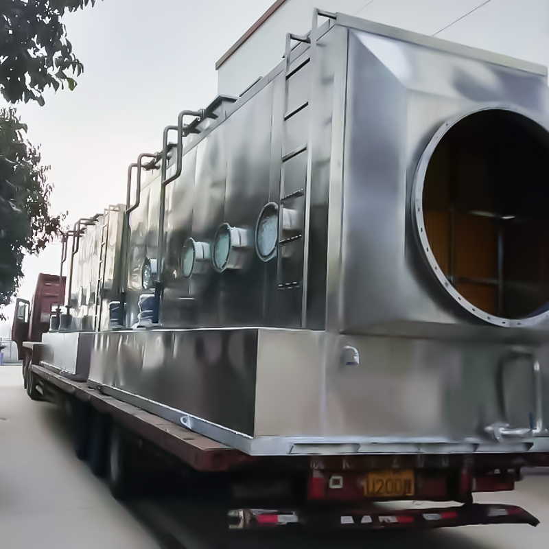 304 ステンレス鋼の水平スクラバー タワー